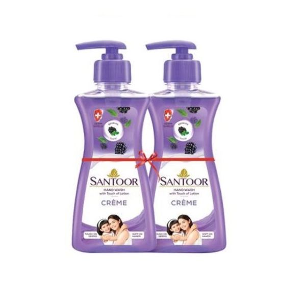 Santoor Handwash 200ml Creme  1 1