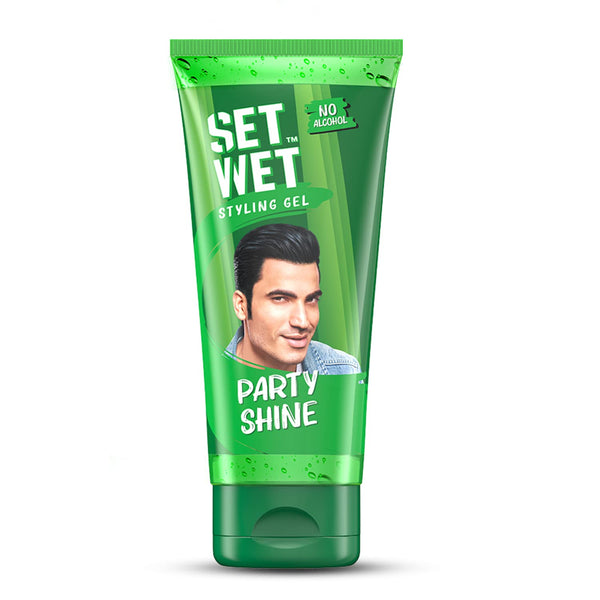 Set Wet Hair Gel Tube Green 50gm