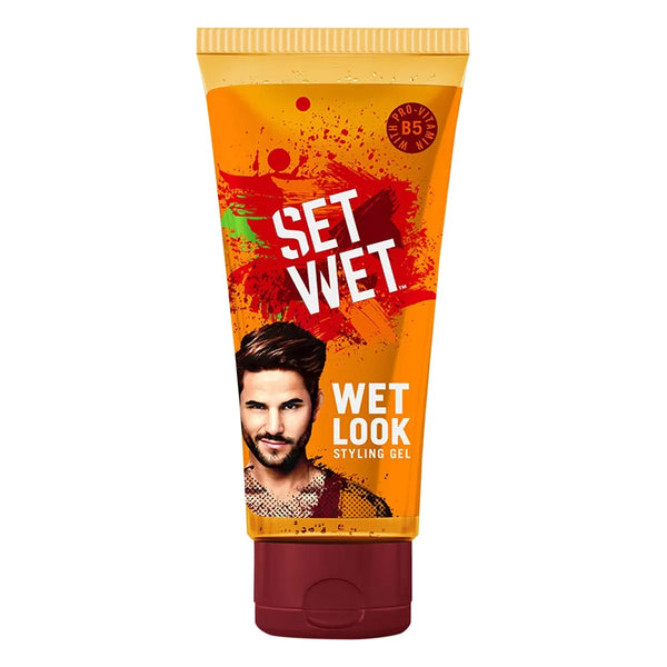 Set Wet Hair Gel Tube Orange 50gm