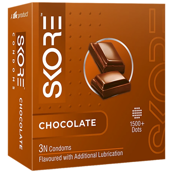 Skore Condoms 3Pc Chocolate