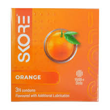 Skore Condoms 3Pc Orange