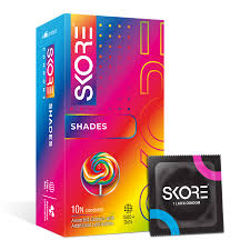 Skore Condoms 10Pc Shades