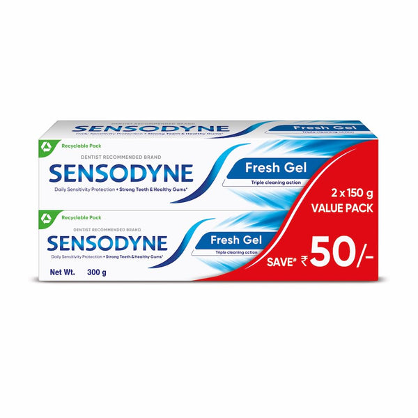 Sensodyne Toothpaste Fresh Gel 150g  Pack of 2