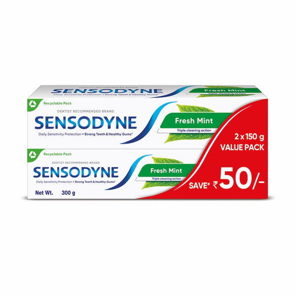 Sensodyne Toothpaste Fresh Mint 150g  Pack of 2