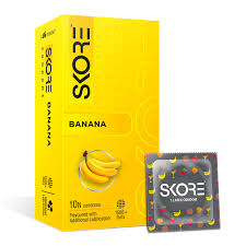 Skore Condoms 10Pc Banana