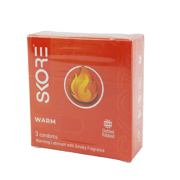 Skore Condoms 3Pc Warm
