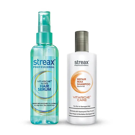 Streax Professional Hair Serum 115ml Get Free 100Ml Shampoo