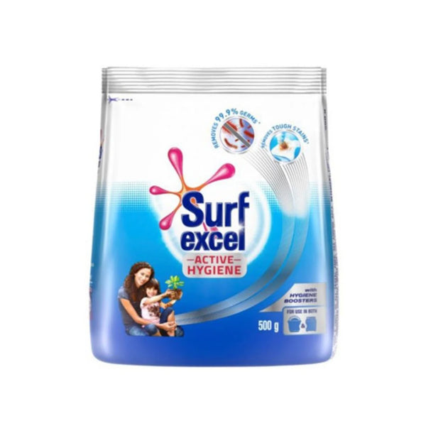 Surf Excel Active Hygiene Detergent Powder 500gm
