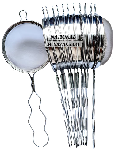 Tea Stainer Steel Ezzi Big  12PCS