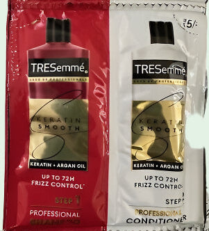 Tresemme Shampoo   Conditioner Keratin Smooth Strip 5 Mrp  15PC