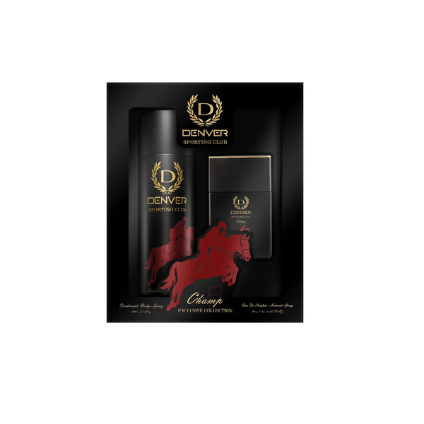 Denver Champ Gift Set Parfume   Deodarant