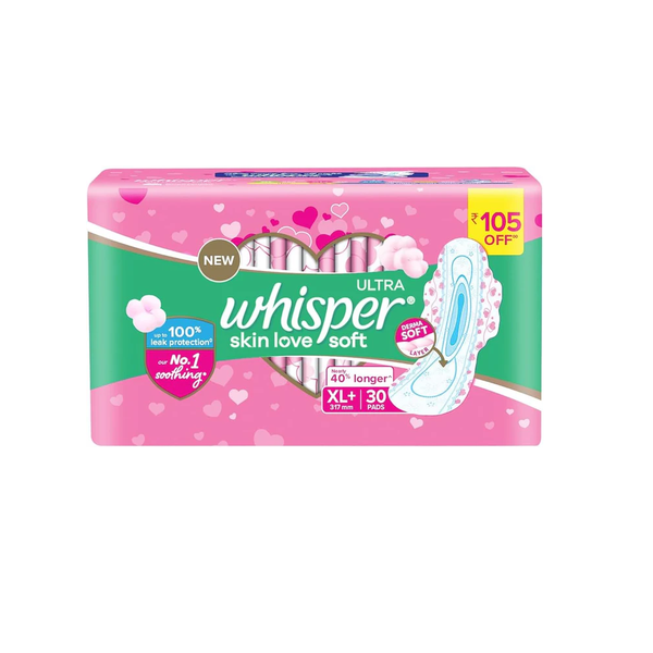 Whisper Ultra Choice Sanitary Pads  30PCS