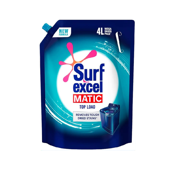 Surf Top Load Detergent Liquid 4 ltr Pouch