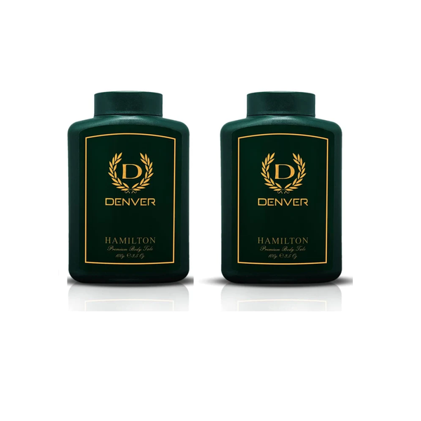 Denver Talcum Hamilton Green 2x100g