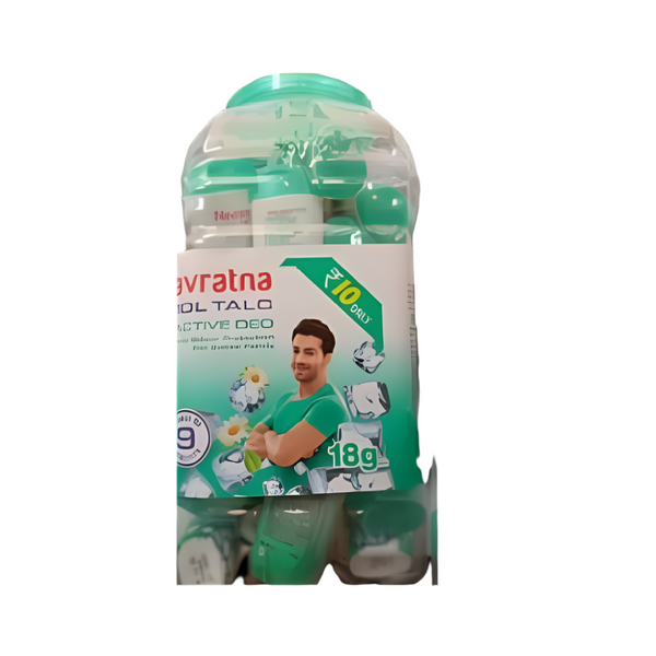 Navratna Active Deo Talc 10    24PC