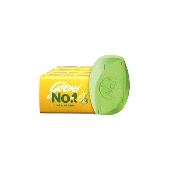 Godrej No 1 Lime   Aloevera Soap 150Gm Pack of 4
