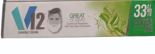 V 12 Shaving Cream 125gm