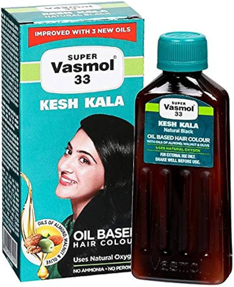 Vasmol 33 Kesh Kala Oil Based Hair Color 50ml – fmcg-house