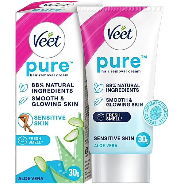Veet Hair Removal Cream Sensitive Skin 30g  GREEN