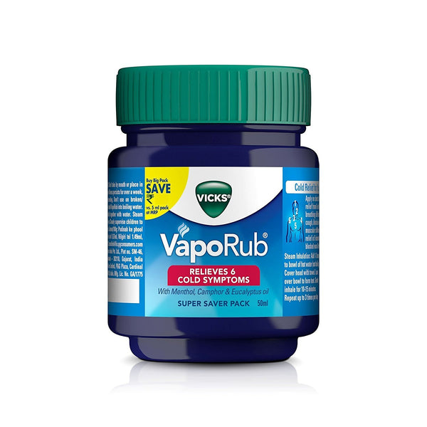 Vicks Vaporub Relief From Cold Cough Bloked Nose 110ml