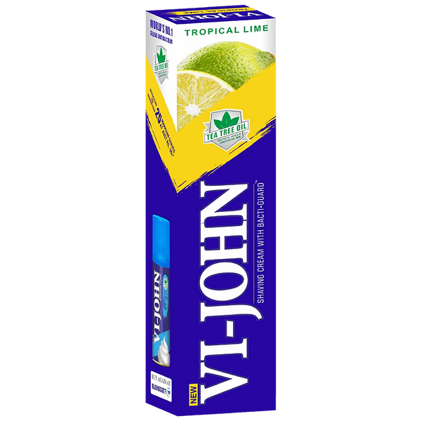 VI John Topical Lime Shaving Cream 125gm