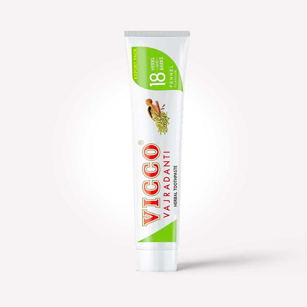Vicco Vajradanti ayurvedic Toothpaste Saunf Flavour