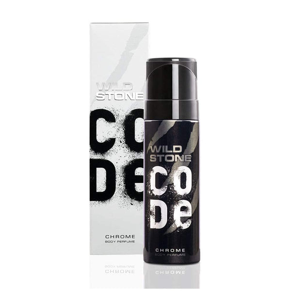 Wild Stone CODE Chrome Body Perfume For Men 120Ml