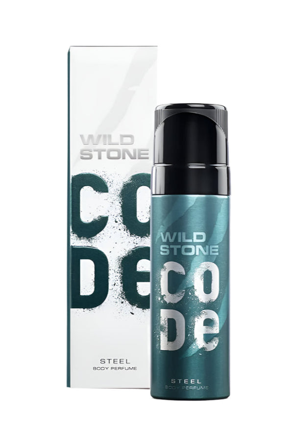 Wild Stone CODE Steel Body Perfume For Men 120Ml
