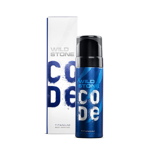 Wild Stone CODE Titanium Body Perfume For Men 120Ml