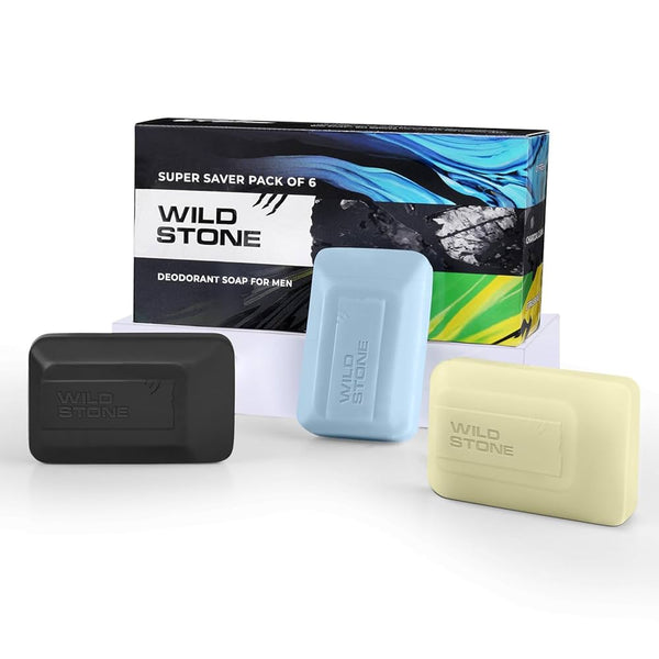 Wild Stone Soap 125Gm Charcoal  Pack of 3